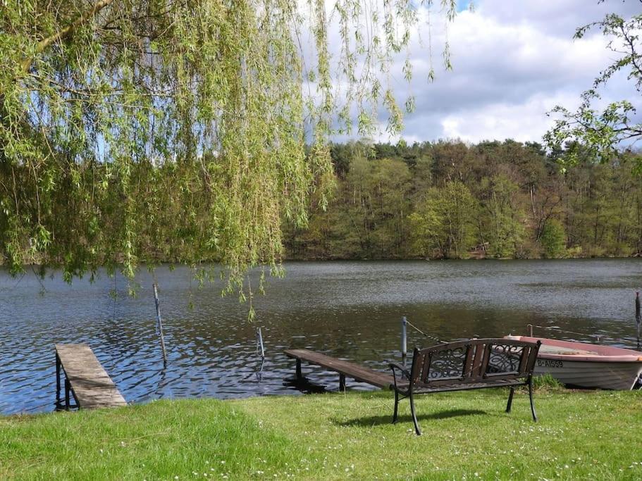 Dachwohnung Mit Wasserblick Und Eigenem Bootssteg Берлин Экстерьер фото