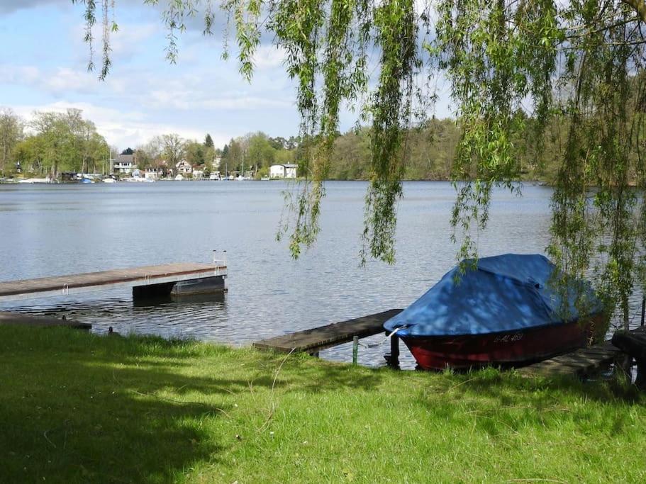 Dachwohnung Mit Wasserblick Und Eigenem Bootssteg Берлин Экстерьер фото